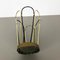 Metal Brass Modernist Bauhaus Umbrella Stand, Germany, 1950s 11