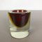 Multi-Color Murano Glass Sommerso Shell Ashtray, Italy, 1970s 4