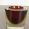 Multi-Color Murano Glass Sommerso Shell Ashtray, Italy, 1970s, Image 7