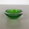 Green Bullicante Murano Glass Bowl or Ashtray, Italy, 1970s, Image 5