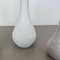 Op Art Biscuit Porcelain Vases from Edelstein Bavaria, Germany, 1970s, Set of 3 8