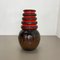 Large Multi-Colored Fat Lava Ceramic 269-40 Floor Vase from Scheurich, 1970s 3