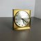 Hollywood Regency Brass Table Clock from Junghans, Germany, 1960s, Image 8