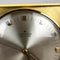 Orologio da tavolo Hollywood Regency in ottone di Junghans, Germania, anni '60, Immagine 16