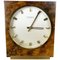 Horloge de Table Hollywood Regency en Laiton et Noyer de Kienzle, Allemagne, 1960s 1