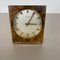 Hollywood Regency Brass & Walnut Table Clock from Kienzle, Germany, 1960s, Image 2