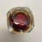 Large Faceted Sommerso Murano Glass Bowl or Ashtray, Italy, 1970s, Image 19