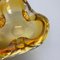 Honey Murano Glass Shell Bowl or Ashtray from Seguso, Italy, 1970s 12