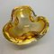 Honey Murano Glass Shell Bowl or Ashtray from Seguso, Italy, 1970s 10