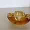 Honey Murano Glass Shell Bowl or Ashtray from Seguso, Italy, 1970s 6