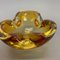 Honey Murano Glass Shell Bowl or Ashtray from Seguso, Italy, 1970s 13