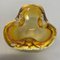 Honey Murano Glass Shell Bowl or Ashtray from Seguso, Italy, 1970s, Image 14