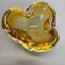 Honey Murano Glass Shell Bowl or Ashtray from Seguso, Italy, 1970s 9