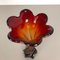 Large Multicolored Floral Sommerso Murano Glass Vase, Italy, 1960s, Image 6