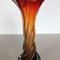 Large Multicolored Floral Sommerso Murano Glass Vase, Italy, 1960s 5