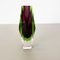 Large Sommerso Murano Glass Vase in 4 Colors by Flavio Poli, Italy, 1970s, Image 2