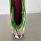 Large Sommerso Murano Glass Vase in 4 Colors by Flavio Poli, Italy, 1970s 5