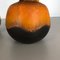 Fat Lava Ceramic 484-21 Vases from Scheurich, Germany, 1970s, Set of 2 9