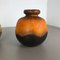 Fat Lava Ceramic 484-21 Vases from Scheurich, Germany, 1970s, Set of 2 8