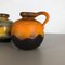Fat Lava Ceramic 484-21 Vases from Scheurich, Germany, 1970s, Set of 2 3