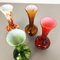 Pop Art Opaline Florence Vases, Italy, 1970s, Set of 4 10