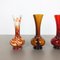 Pop Art Opaline Florence Vases, Italy, 1970s, Set of 4 3