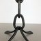 Extra Large Brutalist Sculptural Metal Candleholder, Austria 5