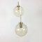 German Glass Ball Pendant Lamps from Glashütte Limburg, Set of 3 2