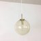 German Glass Ball Pendant Lamps from Glashütte Limburg, Set of 3, Image 3