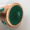 Cylindrical Vase in Green Glass and Copper by Nanny Still for Raak, 1970s 13