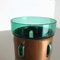 Cylindrical Vase in Green Glass and Copper by Nanny Still for Raak, 1970s 12