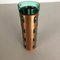 Cylindrical Vase in Green Glass and Copper by Nanny Still for Raak, 1970s 8