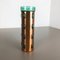 Cylindrical Vase in Green Glass and Copper by Nanny Still for Raak, 1970s 4