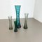 Hand Blown Crystal Glass Vases from Alfred Taube, Germany, 1960s, Set of 4 2