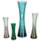 Hand Blown Crystal Glass Vases from Alfred Taube, Germany, 1960s, Set of 4, Image 1