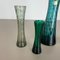 Hand Blown Crystal Glass Vases from Alfred Taube, Germany, 1960s, Set of 4 4
