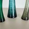 Mundgeblasene Kristallglas Vasen von Alfred Taube, 1960er, 4er Set 15