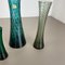 Hand Blown Crystal Glass Vases from Alfred Taube, Germany, 1960s, Set of 4, Image 16