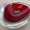 Large Red Murano Glass Ashtray, Italy, 1970s 9