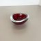 Large Red Murano Glass Ashtray, Italy, 1970s 5