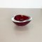 Large Red Murano Glass Ashtray, Italy, 1970s 2