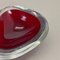 Large Red Murano Glass Ashtray, Italy, 1970s 8
