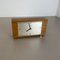 Wooden Teak Table Clock in the style of Max Bill from Junghans Electronic, Germany, 1960s 3