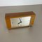 Wooden Teak Table Clock in the style of Max Bill from Junghans Electronic, Germany, 1960s 4