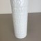 Large Op Art Biscuit Porcelain German Vase from Ak Kaiser, Germany, 1970s 6