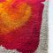 Large Vintage Modernist Multi-Colored High Pile Rya Rug from Desso, 1970s, Image 13