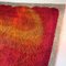 Large Vintage Modernist Multi-Colored High Pile Rya Rug from Desso, 1970s 11