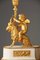 Louis XVI Uhr & Kandelaber aus Ormolu & Marmor, 3er Set 7