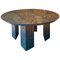 Großer runder Tisch mit 10 Sitzplätzen aus Granit 1