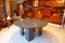 Großer runder Tisch mit 10 Sitzplätzen aus Granit 4